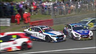 BTCC Crashes 2024 [upl. by Maxi]