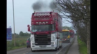 SCANIA 164L V8 580  MACLEAN Transport  TruckFest leave [upl. by Nylirehs]