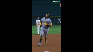 SHEA LANGELIERS HAD THREE HOME RUNS AGAINST THE RANGERS 👀  NBC Sports California [upl. by Nivrehs]