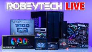 5500 PC Build  Giveaways  Lian Li o11Dynamic XL Build Ryzen 9 5950x  ASUS TUF 3090 Robeytech [upl. by Child]