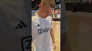 Ajax players reacting first to their new away jersey 👀 [upl. by Berard328]