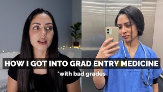 How I Got Into Graduate Entry Medicine UK with bad grades [upl. by Ridglee532]