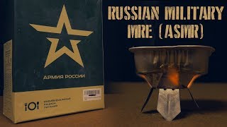 Russian Military MRE  ASMR [upl. by Dloniger]