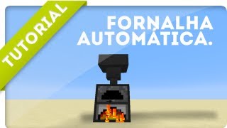 Fornalha Automática  Redstone Tutorial 25 [upl. by Eneryc]