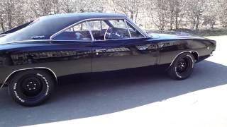 dodge charger 1968 440 RT sound of engine at idle [upl. by Debor]