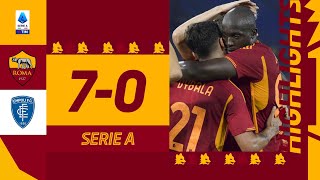 IL PRIMO GOL DI LUKAKU  ROMA 70 EMPOLI  Serie A Highlights [upl. by Rollo]