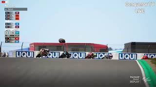 Race Moto2 Sachsenring GermanGP 2024 [upl. by Ardiedal]