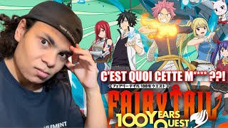 Réaction au Trailer terrifiant de lanimé Fairy Tail 100 Years Quest [upl. by Uthrop]