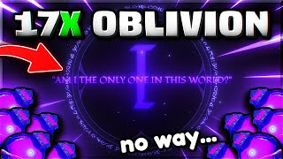 USING 17 OBLIVION POTIONS AT THE SAME TIME  Sols RNG EON 1 [upl. by Yelram]