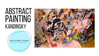 Abstract Painting  Painting a Kandinsky [upl. by Corrinne]