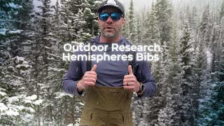 Outdoor Research Hemispheres Bibs Review  2022 Version  Sean Sewell of Engearment [upl. by Glass]