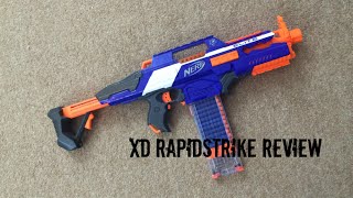 Nerf NStrike Elite XD RapidStrike CS18 Unboxing Review amp Range Test [upl. by Laband873]