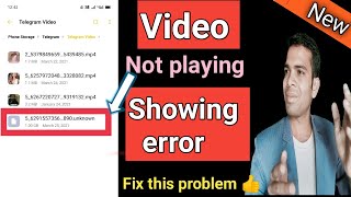 showing error file  not playing telegram downloaded video [upl. by James501]