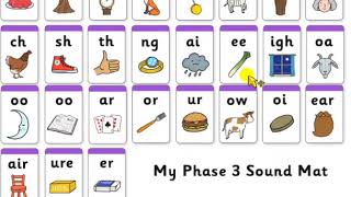 Phonics Phase 3 Sounds for Pronunciation [upl. by Eigriv]