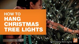 How to Hang Christmas Tree Lights [upl. by Biernat516]