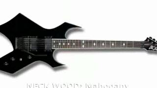 BC Rich Warlock Electric Guitar with Floyd Rose Black [upl. by Astto]