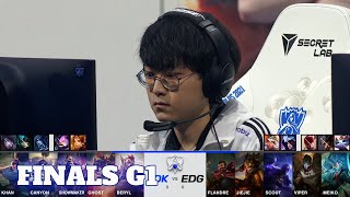 DK vs EDG  Game 1  Grand Finals S11 LoL Worlds 2021  DAMWON Kia vs Edward Gaming  G1 full game [upl. by Riabuz]