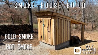 DIY Smoke House FULL Build  Hot and Cold Smoker  Homestead [upl. by Anires]