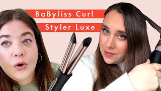 BaByliss Curl Styler Luxe Review and Tutorial For Loose Curls  Beauty Lab  Cosmopolitan UK [upl. by Nairadas597]