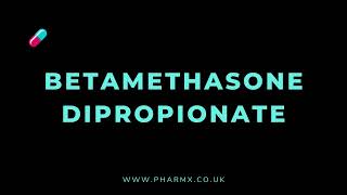 How to pronounce Betamethasone dipropionate [upl. by Ayekehs]