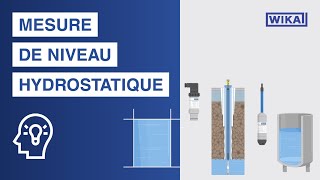 Pression hydrostatique  Comment fonctionne la mesure de niveau hydrostatique [upl. by Ninos]