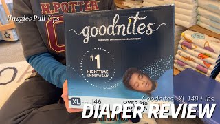 Diaper Review  Goodnites PullUps Diaper  ABDL [upl. by Spada]