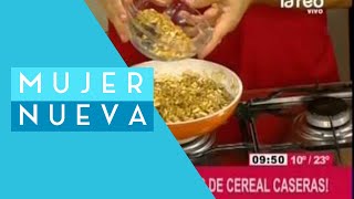 Receta Barritas de cereal caseras [upl. by Odlanir]