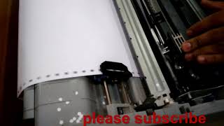 Epson Fx 2175 Printer Repair paper stuck fix kottakkalIT [upl. by Auqenahc77]