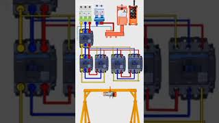 Crane power and control wring connection diagram ‪shortvideo shortsyoutubeshortselectricansorts [upl. by Gottfried]