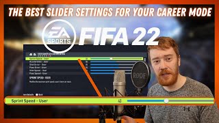 The BEST Slider settings for FIFA 22 Career Mode [upl. by Geoffrey]