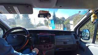 Nissan Primastar 19 dCi 👍Driving sounds no music Video ASMR girldriver ukraine [upl. by Prader]