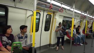 Hong Kong MTR ride from Tsim Sha Tsui to Central [upl. by Nickola]