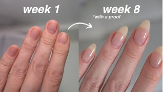 how to grow long natural nails fast [upl. by Echikson]