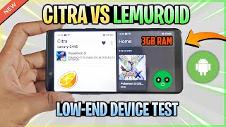 Citra Android VS Lemuroid 3DS Emulator Low End Device Test  Which is Best [upl. by Ybbor]