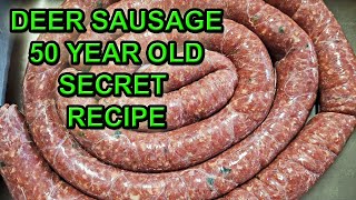 DEER SAUSAGE 50 YEAR OLD SECRET RECIPE [upl. by Mor994]