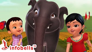 Aane Banthondhanae Haadu  Kannada Rhymes amp Baby Songs  Infobells [upl. by Celestyn]