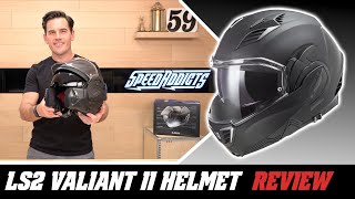 LS2 Valliant II Blackout Helmet Review at SpeedAddictscom [upl. by Artimid]