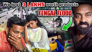 வீட்டுக்குள்ள Full ah தண்ணி வந்துடுச்சு😢😱  Total collapse 😭 vlog flood cyclone [upl. by Primaveras]