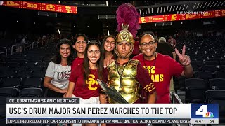 USCs drum major Sam Perez marches to the top [upl. by Christa265]