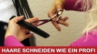 Haare schneiden wie ein Profi I DIY Tutorial Anleitung [upl. by Goldner]