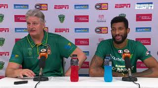 Scott Roth and Marcus Lee press conference vs South East Melbourne Phoenix Round 19 NBL24 [upl. by Flan]