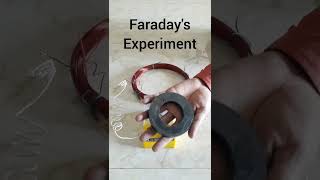 Faradays Experiment faradayslawfaradaysexprimentsphysicsphysicsclass12electromagneticinduction [upl. by Grata381]