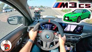 What Its Like to Live with a BMW M3 CS POV [upl. by Ayanal5]