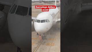 Eurowings Airbus A320 planespotter aviation travelshorts airbusa320 plane pilotlife airport [upl. by Notsle]