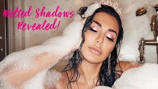 REVEALED The New Huda Beauty Melted Shadows ظلال ملتد الجديدة من هدى بيوتي [upl. by Atorod]