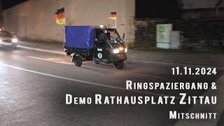 Spaziergang und Montagsdemo 11112024 in Zittau [upl. by Ellis50]