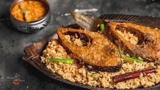 Ilish Pulao Recipe  Hilsa Polau  Ilish Polao  Hilsa Pilaf  Bengali Fish Pilaf [upl. by Kilah]