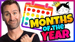 🗓️ Months of the Year Song  Mooseclumps  Kids Learning Songs and Brain Breaks [upl. by Agnot]