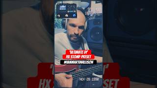 Ultimate DI HX Stomp Bass Preset by Ian Martin Allison line6hxstomp basseffects fenderprecision [upl. by Ilek654]