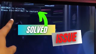 BOOTMGR is Missing quotPress CtrlAltDel To Restartquot While You are Booting Your Windows 10117 PCFix [upl. by Kissner]